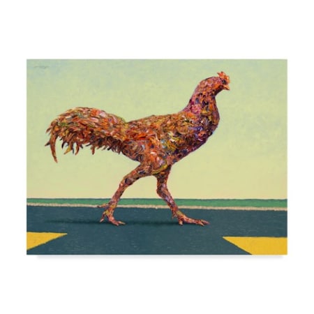 James W. Johnson 'Head On Chicken' Canvas Art,24x32